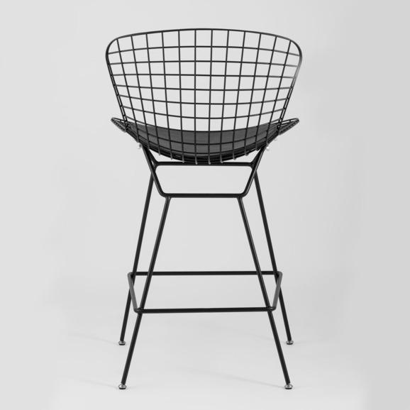 Стул Bertoia полубарный черный - фото 4