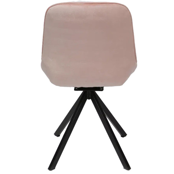 Стул Мускус, пирамида, велюр, розовый, черный - фото 5