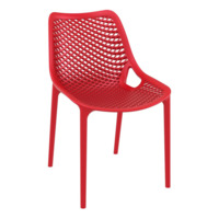 Настоящее фото товара Стул пластиковый Air, красный, произведённого компанией ChiedoCover
