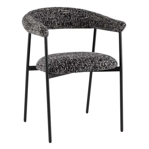 Стул обеденный Toko, черно-белый Стул обеденный Toko, черно-белый - фото 1