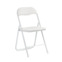 Фотография Стул на металлокаркасе Fold 1 складной white / white от производителя ChiedoCover, картинка продукции, реальное фото товара Настоящее фото товара Стул на металлокаркасе Fold 1 складной white / white, произведённого компанией ChiedoCover