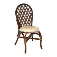 Настоящее фото товара Плетеный стул Bali, темно-коричневый, произведённого компанией ChiedoCover
