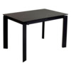 Стол Corner 120 матовый, BLACK MARBLE SINTERED STONE/ BLACK