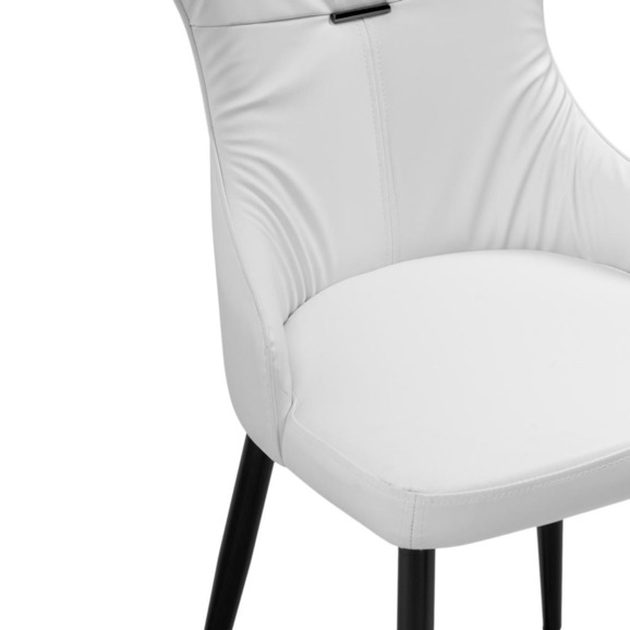 Стул на металлокаркасе Neli white / black Стул на металлокаркасе Neli white / black - фото 6