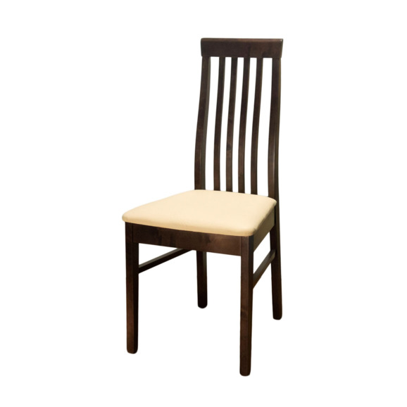 Стул Брюгге, массив березы, кожзам ваниль - фото 2