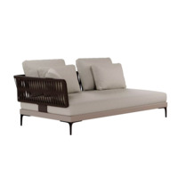 Фотография Правая часть модульного дивана Паримо, 2-х местная, коричневый, бежевый от производителя ChiedoCover, картинка продукции, реальное фото товара Настоящее фото товара Правая часть модульного дивана Паримо, 2-х местная, коричневый, бежевый, произведённого компанией ChiedoCover