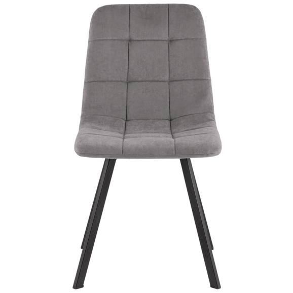 Стул Одди Original Square, велюр, серый - фото 2