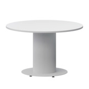 Фотография товара Стол нераздвижной Римс, 1000мм, супер белый, белый муар от компании ChiedoCover.