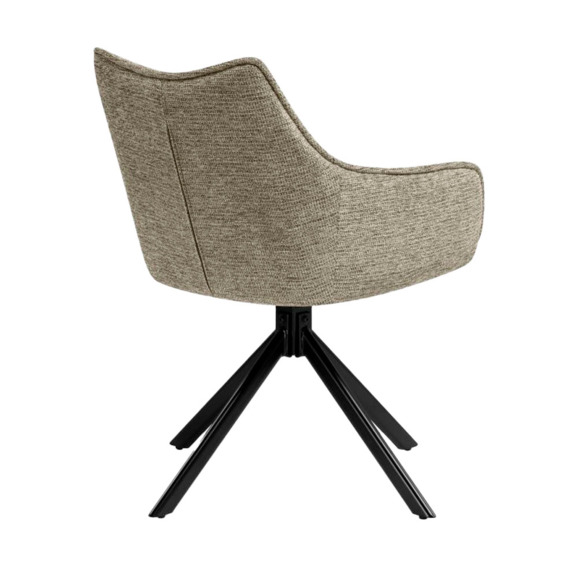 Стул на металлокаркасе Denever beige / black - фото 4