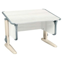 Настоящее фото товара Стол-парта регулируемый Program, белый, серый, произведённого компанией ChiedoCover