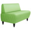 Настоящее фото товара Диван Лотик, экокожа, салатовый, произведённого компанией ChiedoCover