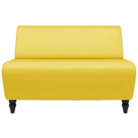 Диван Лотик, экокожа, желтый - фото 2