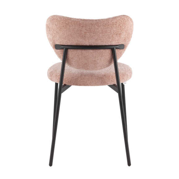 Стул Рина, шенилл пыльно-розовый - фото 3