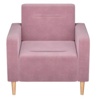 Фотография товара Кресло Папилла, велюр, сиреневый от компании ChiedoCover.