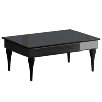 Настоящее фото товара Стол журнальный Cloud, черный, произведённого компанией ChiedoCover