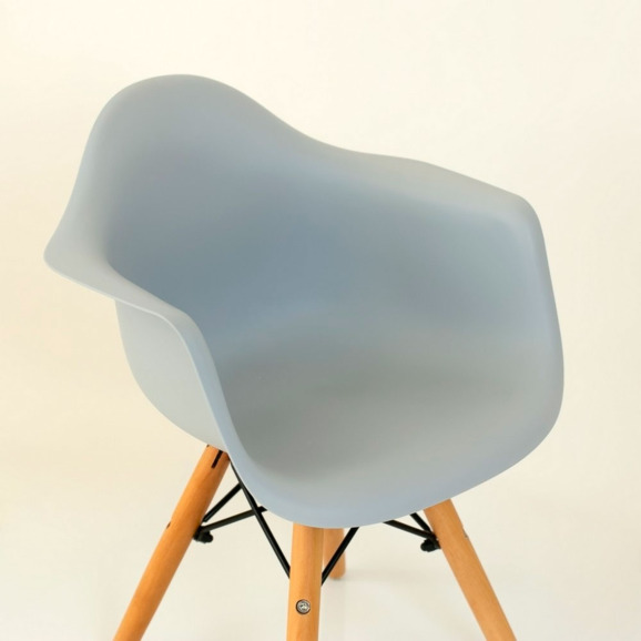 Кресло детское N-2 Eames Style цвет светло-серый - фото 4