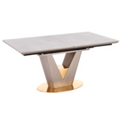 Фотография товара Стол раскладной Kairos, светло-пепельный, золото от компании ChiedoCover.