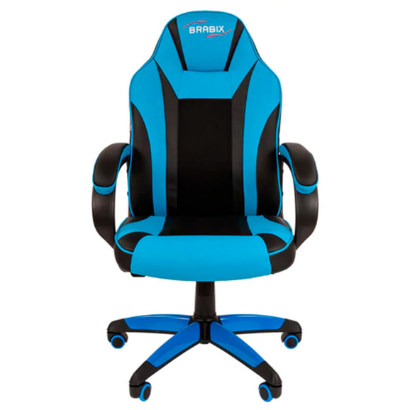 Кресло компьютерное Tradition, черный, голубой Кресло компьютерное Tradition, черный, голубой - фото 2