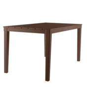 Фотография товара Стол пластиковый Meadow, прямоугольный, шоколад от компании ChiedoCover.