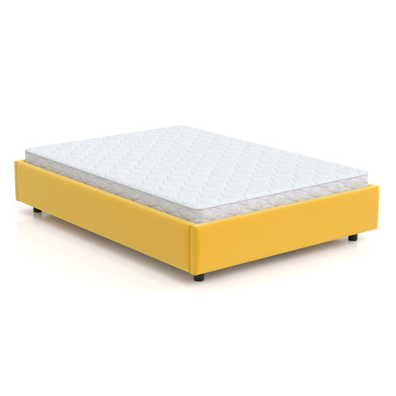 Кровать SleepBox Velvet Yellow - фото 3