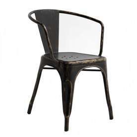 3D модель товара Кресло Tolix, черный матовый, патина, произведённого компанией ChiedoCover