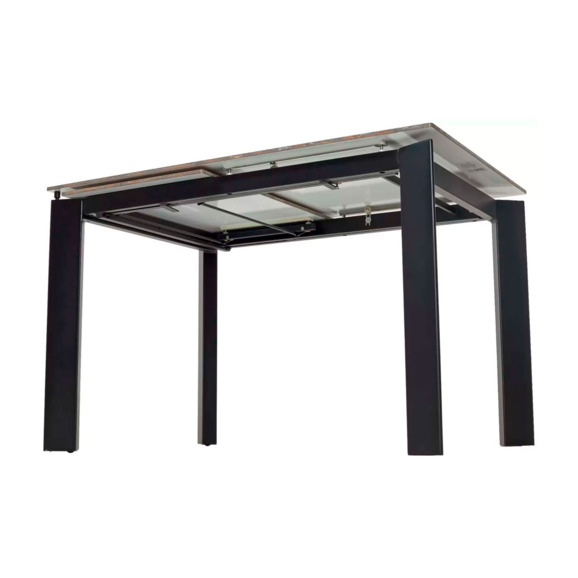 Стол corner 120, gloss amber jade solid ceramic, black - фото 7