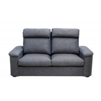 Фотография товара Диван Наполи двухместный раскладной, рогожка джаспер, серый от компании ChiedoCover.