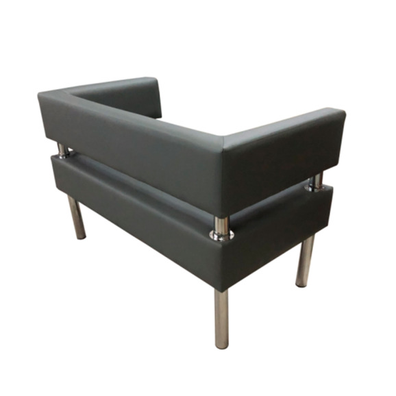 Диван Сантур двухместный, серый - фото 5