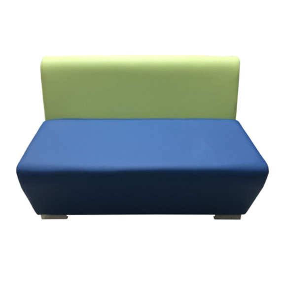 Секция Бальдор двухместная, салатово-синяя - фото 3