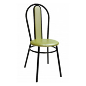 Фотография товара Стул Lorence, каркас черный, светло-зеленый от компании ChiedoCover.