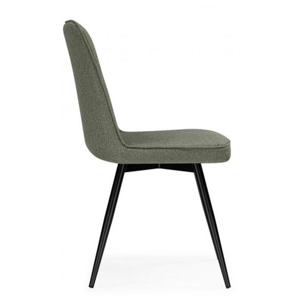 Стул на металлокаркасе Texas 3 поворотный светло-зеленый / черный Стул на металлокаркасе Texas 3 поворотный светло-зеленый / черный - фото 3