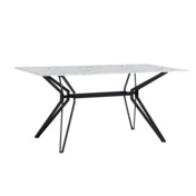 Фотография товара Стол Импульс, белый, черный от компании ChiedoCover.