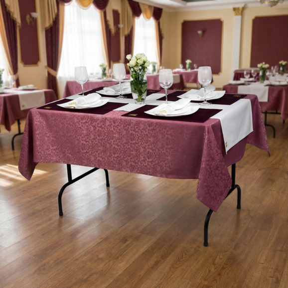 Комплект мебели и текстиля на 4 персоны, красный, бордовый Комплект мебели и текстиля на 4 персоны, красный, бордовый - фото 2