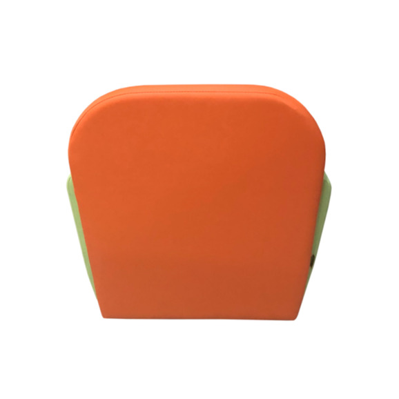 Кресло Мавли, экокожа пегасо, салатово-оранжевый - фото 5