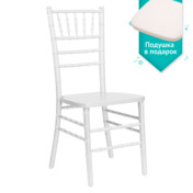 Фотография товара Стул Кьявари Белый, деревянный от компании ChiedoCover.