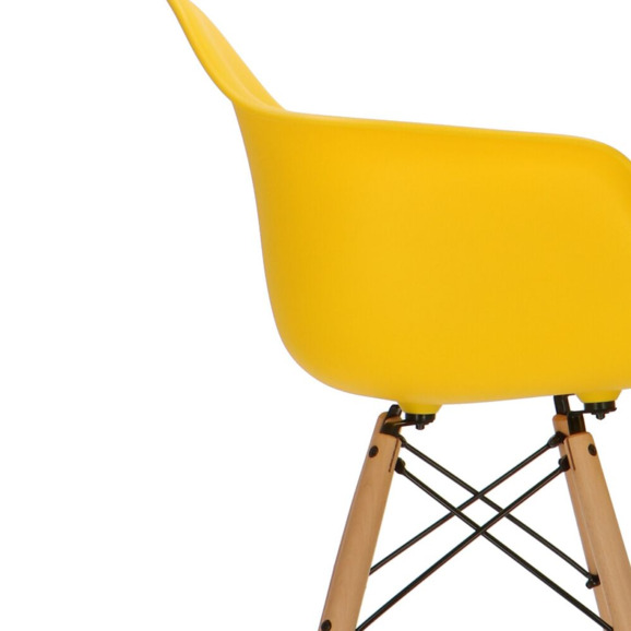  Кресло Eames DAW Барное Желтое - фото 6