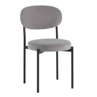 Фотография Стул Бриф NEW велюр, серый от производителя ChiedoCover, картинка продукции, реальное фото товара Настоящее фото товара Стул Бриф NEW велюр, серый, произведённого компанией ChiedoCover