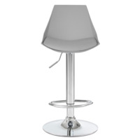 Фотография товара Стул барный Амальфи, хром сталь, кожзам серый от компании ChiedoCover.