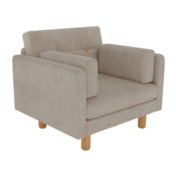 Фотография Кресло Варело, велюр серый Фотография товара Кресло Варело, велюр серый от компании ChiedoCover.