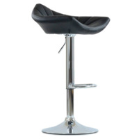 Настоящее фото товара Барный стул Дана  черная кожа, произведённого компанией ChiedoCover