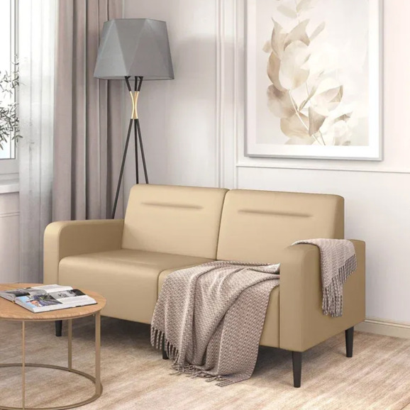 Диван Папилла, экокожа, 162 см, санд - фото 5