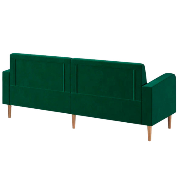 Диван Папилла, велюр, 182 см, зеленый - фото 3